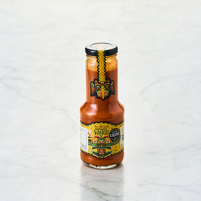 Damnhot Wings BBQ Sauce 65 000 Scoville Mics Chilli 275 g