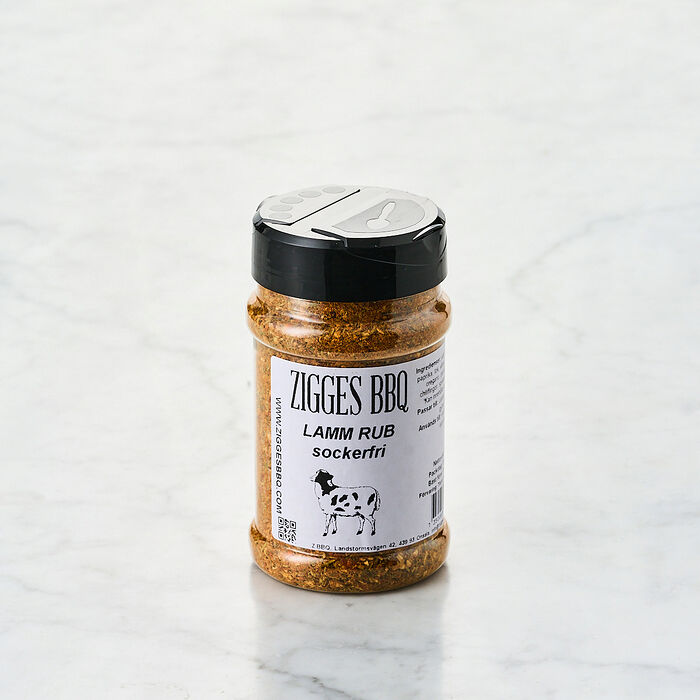 Lamm Rub Sockerfri Zigges BBQ 200 g